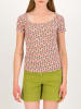 Blutsgeschwister Shirt "Vintage Heart" rood/groen/wit