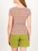 Blutsgeschwister Shirt "Vintage Heart" rood/groen/wit