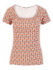 Blutsgeschwister Shirt "Vintage Heart" rood/groen/wit