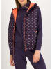 Blutsgeschwister Doorgestikte bodywarmer "Luft und Liebe" paars/oranje