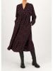Blutsgeschwister Kleid "Saint Tropen Fireplace" in Schwarz/ Pink