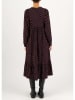 Blutsgeschwister Kleid "Saint Tropen Fireplace" in Schwarz/ Pink