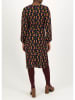 Blutsgeschwister Jurk "Celebrate the Glamour" zwart/roze/geel