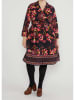 Blutsgeschwister Kleid in Schwarz/ Pink/ Gelb