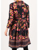 Blutsgeschwister Kleid in Schwarz/ Pink/ Gelb