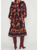 Blutsgeschwister Kleid "Naughty but True amusement" in Schwarz/ Pink/ Gelb