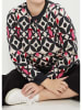 Blutsgeschwister Pullover "Cosy Storyteller" in Schwarz/ Weiß/ Pink