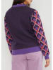 Blutsgeschwister Pullover "Cosy Storyteller" in Lila/ Rot
