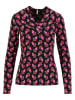 Blutsgeschwister Longsleeve "Shawly Shine" in Schwarz/ Pink