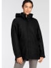 Killtec Wende-Steppjacke in Schwarz/ Bordeaux