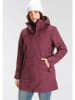 Maier Sports Dwustronna parka w kolorze bordowym