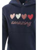 happy girls by Eisend Hoodiekleid in Dunkelblau