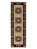 Nouristan Laagpolig tapijt ''Herat'' zwart/beige