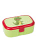 Lutz Mauder Lunchbox "Dino" in Hellgrün - (L)16,5 x (B)10,5 x (H)6,5 cm