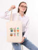 Lucky Bees Schultertasche in Creme - (B)25 x (H)40 x (T)8 cm