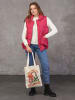 BAGmori Schultertasche in Creme - (B)25 x (H)40 x (T)8 cm