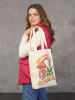 BAGmori Schultertasche in Creme - (B)25 x (H)40 x (T)8 cm