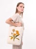 BAGmori Schultertasche in Creme - (B)25 x (H)40 x (T)8 cm