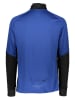 Mizuno Hardloopshirt "Warmalite" blauw/zwart