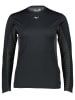Mizuno Trainingsshirt in Schwarz