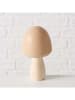 Boltze 2er-Set: Dekoaufsteller "Fazy" in Beige - (H)14 cm