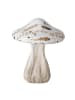 Boltze 2-delige set: decoratieve objecten "Jelena" lichtbruin/wit - (H)17 cm