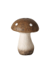 Boltze 2-delige set: decoratieve objecten "Manuso" bruin/wit - (H)16 cm