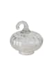 Boltze 3-delige set: decoratieve objecten "Pumki" bruin/kleurloos/beige - (H)8,5 cm