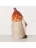 Boltze 2er-Set: Dekofiguren "Costas" in Beige/ Orange - (H)18 cm