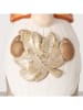 Boltze 2er-Set: Dekofiguren "Costas" in Beige/ Orange - (H)18 cm