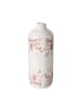 Boltze 2-delige set: vazen "Bernada" crème/roze - (H)18,5 x Ø 7 cm