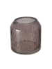 Boltze 3er-Set: Windlichter "Likos" in Braun/ Hellbraun/ Grau - (H)10 x Ø 10 cm