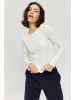 MAZINE Longsleeve "Malbis" in Weiß