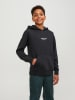 JACK & JONES Junior Hoodie in Schwarz