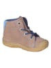 PEPINO Leren loopleerschoenen "Georgie" beige/blauw