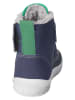 Ricosta Leren boots "Yutu" donkerblauw/groen