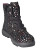 Ricosta Leder-Boots "Anni" in Schwarz/ Bunt