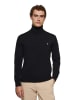 Polo Club Rollkragenpullover in Schwarz