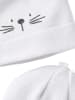 vertbaudet Czapki beanie (2 szt.) w kolorze białym