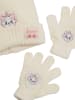 vertbaudet 2-delige set: muts en handschoenen beige