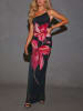 LA Angels Kleid in Schwarz/ Pink
