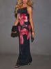 LA Angels Kleid in Schwarz/ Pink