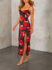 Milan Kiss Kleid in Rot/ Schwarz