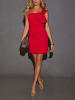 LA Angels Kleid in Rot