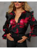 LA Angels Bluse in Schwarz/ Rot