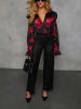 LA Angels Bluse in Schwarz/ Rot