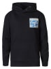Petrol Industries Hoodie in Schwarz/ Blau