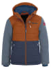 Trollkids Ski-/ Snowboardjacke "Hemsedal" in Dunkelblau/ Hellbraun