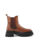 Studio 88 Leren chelseaboots lichtbruin