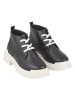 Moosefield Leren enkelboots zwart